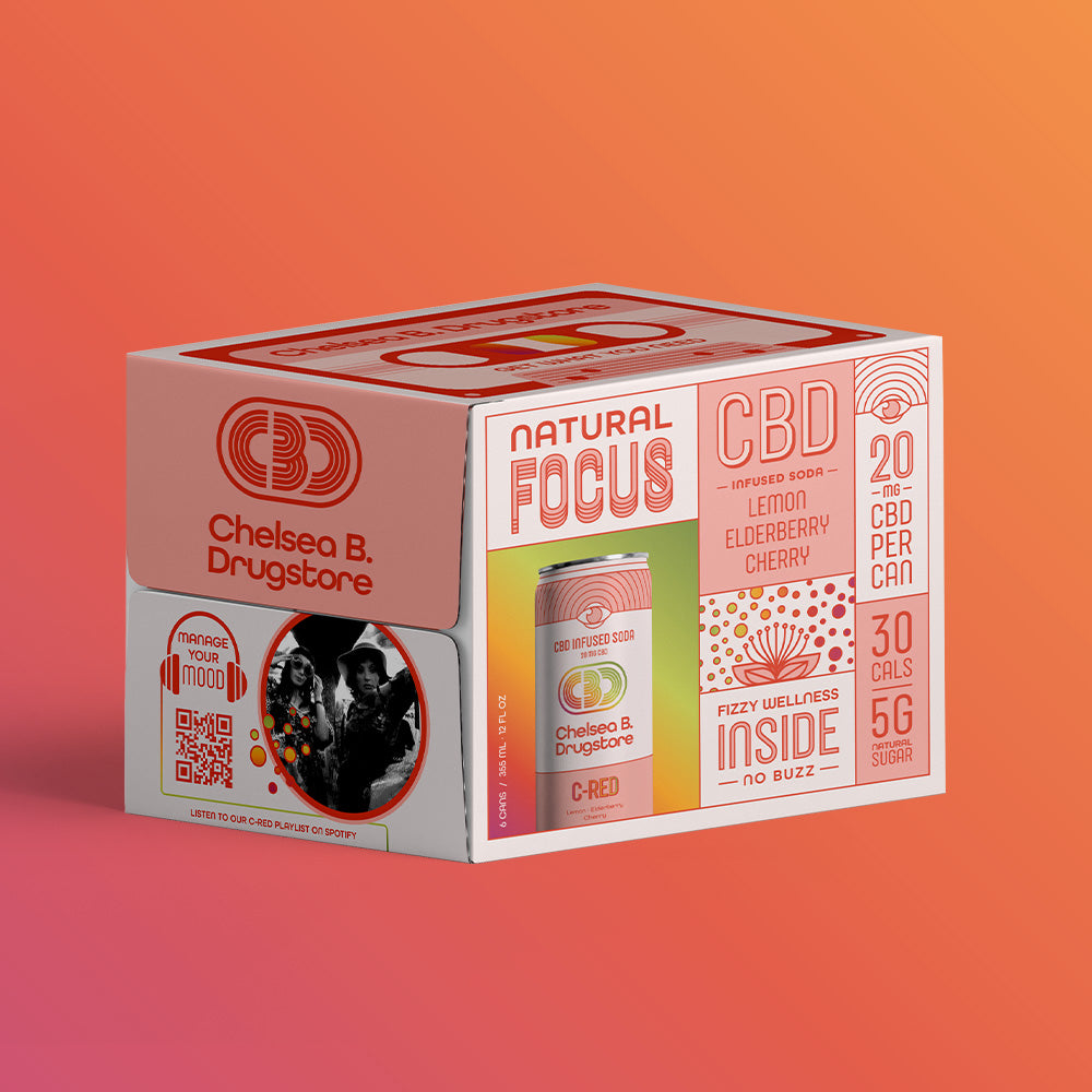 C-Red 6 Pack: Focus (20MG CBD)